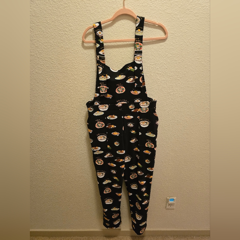 Gudetama BlackMilk Clothing overalls, Size XL.